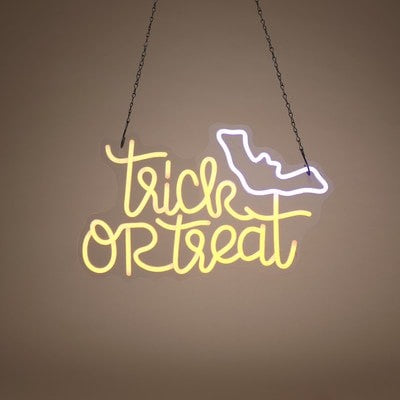 Neon "Trick or Treat"