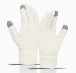 Women's Winter Knit Touchscreen Gloves